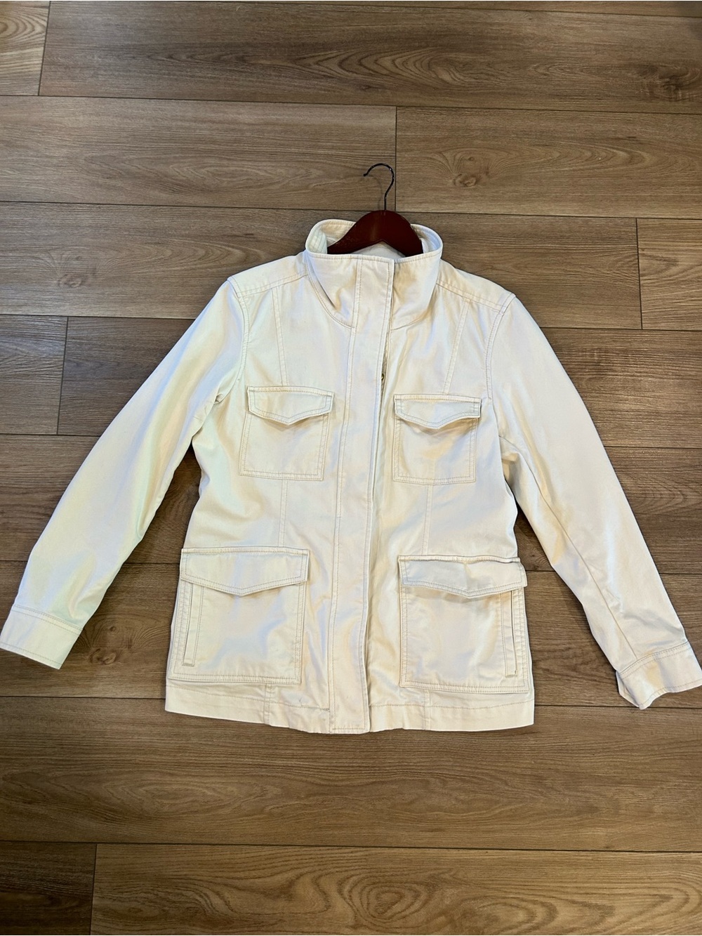 Banana Republic Off-White Utility Jacket